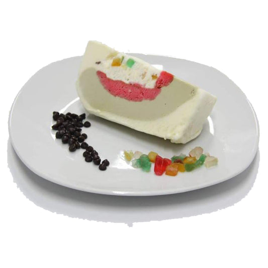 Cassata al Pistacchio Eiscremespeise nach sizilianischer Art mit Pistazie